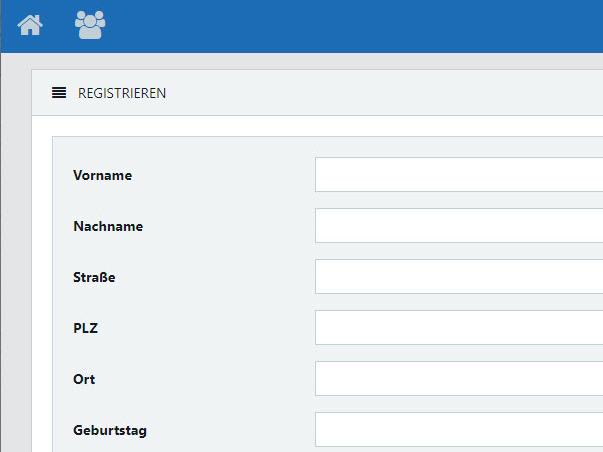 Screenshot TG Buchungsportal